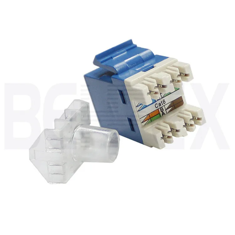 RJ45 Cat5e Cat6 Cat6a Metal Boot Commscope Keystone Jack