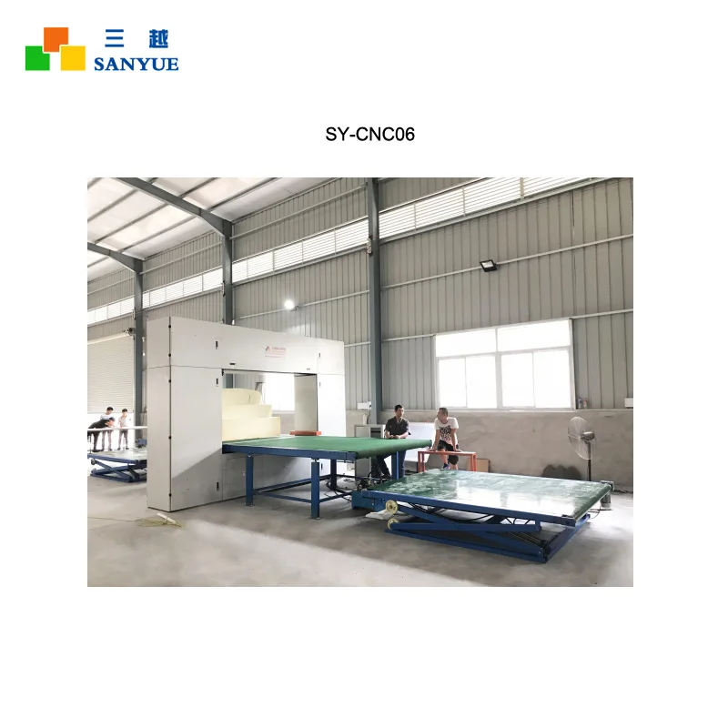 Convyor Type Worktable Vertical Circular Blade PU Foam Sponge Shapes Contour Cutting Machine
