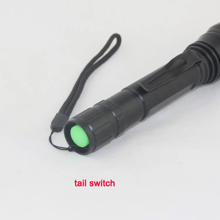 
factory custom made zoom adjustable rechargeable tactical flashlight led 