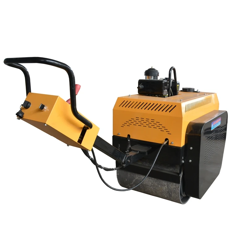 single drum hand vibratory road roller,dual drum walk behind road roller