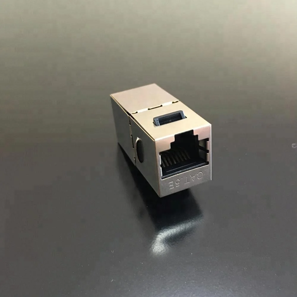 Female to Female RJ45 Cat5e Shielded Inline Coupler for cable extended