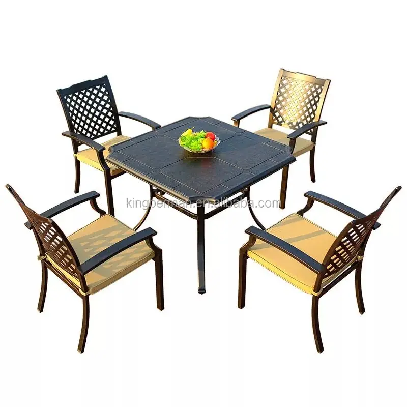 Patio Furniture Wrought Iron Table and Chairs Cast Iron Table and Chair