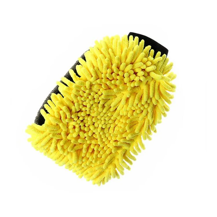 Car washing mitt car care detailing mitts microfiber chenille gloves dusting cleaning glove for home
