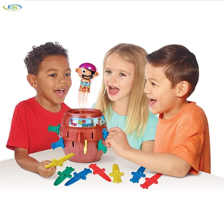 Лидер продаж на Amazon, Семейная Игра, выдвижная Пиратская Классическая Детская настольная игра, Настольная интеллектуальная игра для детей