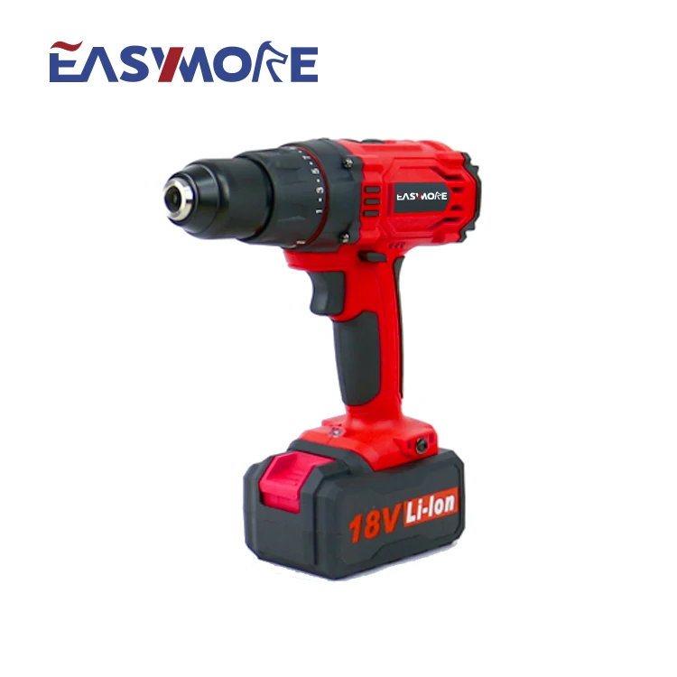 Easymore 25+1 13mm  2 speed 1500mAh Li-ion battery18V  talon pro cordless drill with light
