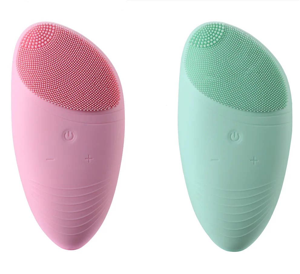 Cunite OEM Custom Face Cleansing Brush Electric Sonic Facial Cleansing Brush Powered Face Scrubber Brush