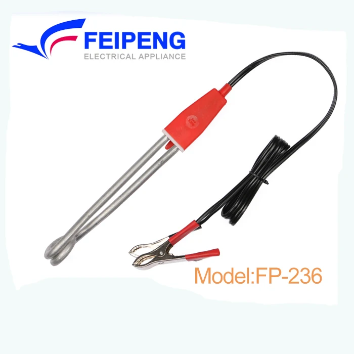 hot sale portable immersion water heater 12 V electric water tube boiler 150 w powered by battery