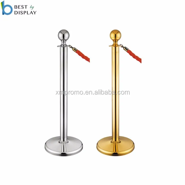 Dual Line Retractable Belt Queue Barrier Stand / Retractable Belt Stanchion
