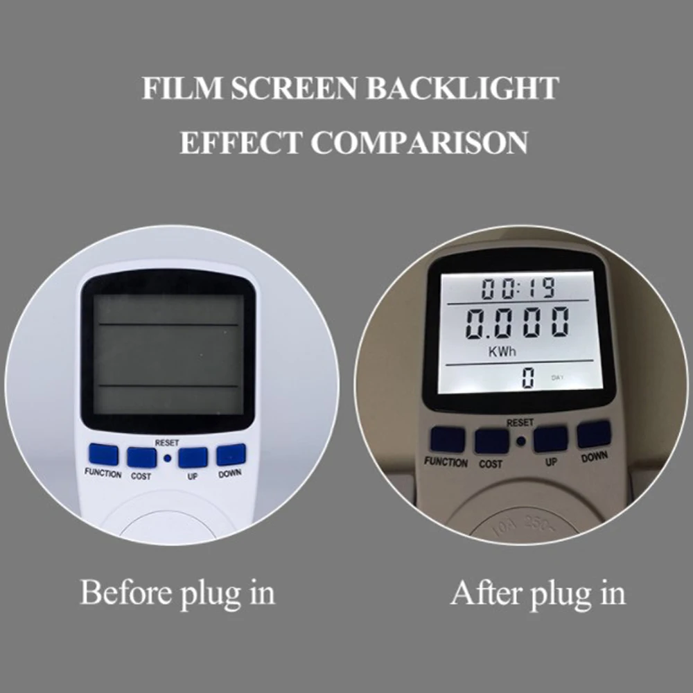 Amplec Direct Factory OEM 230V 16A AC Power Meter Energy Monitor With US Plug
