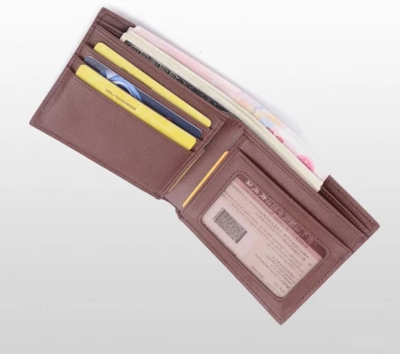 Wholesale luxury crocodile leather wallet for men, alligator short wallet