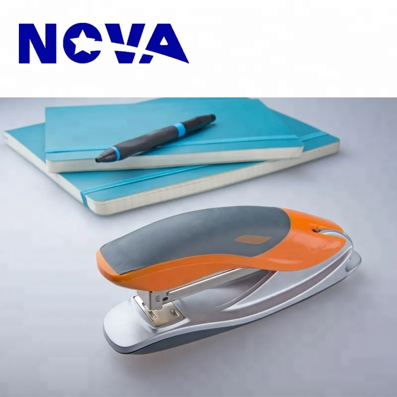  Custom shape office plastic hot stapler staple free Custom