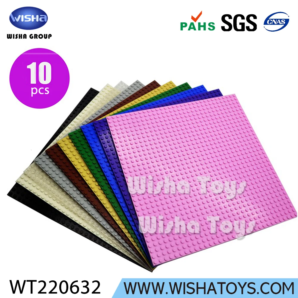 Legos строительный кирпич опорные плиты 10 шт. набор играть мат детские игрушки
