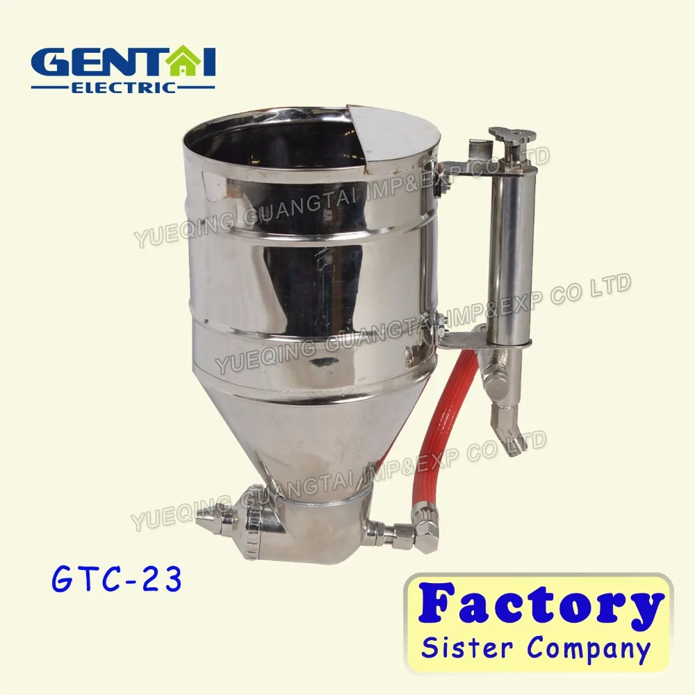  High Efficient Pneumatic Aluminum Pressure Hopper Air Paint Spray