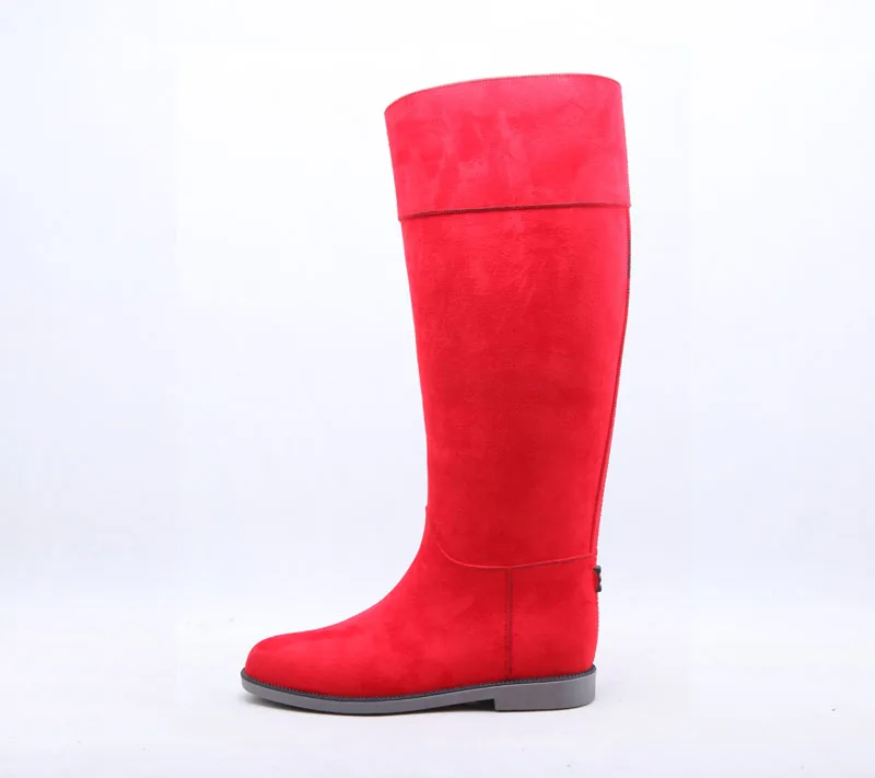 Manufacturer ladies beautiful high suede unique rain boots for women rain boots