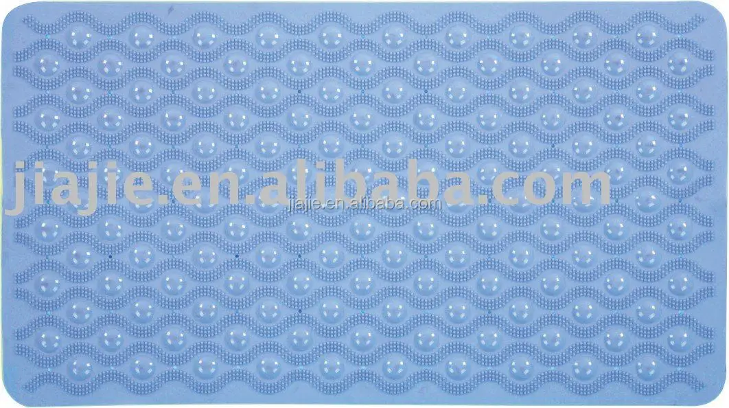 (J-7140 ) Top seller high quality bathroom different colors comfort pvc massage mat