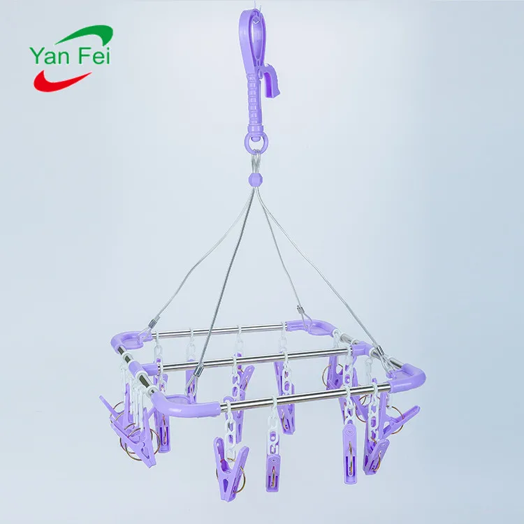 Drying clothes hangers and racks