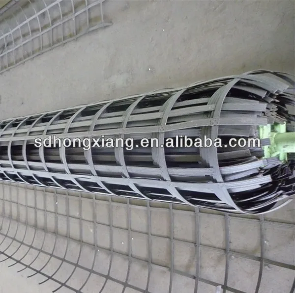 
geogrid for reinforced soil retainment geogrid with steel 