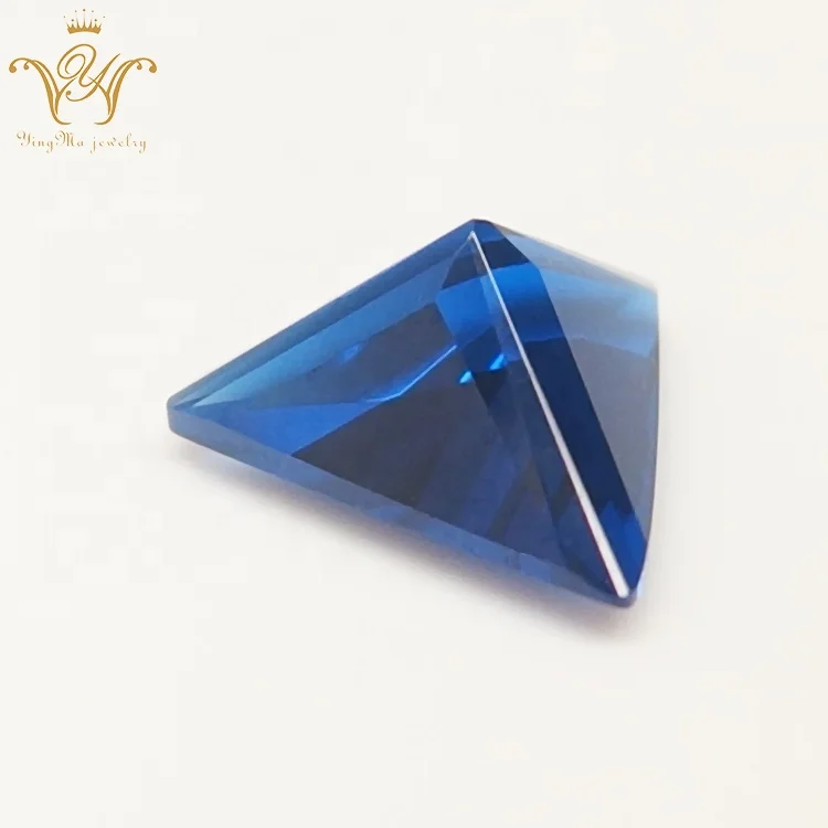Synthetic Blue Gemstone Triangle Cut 113# Spinel Gemstones