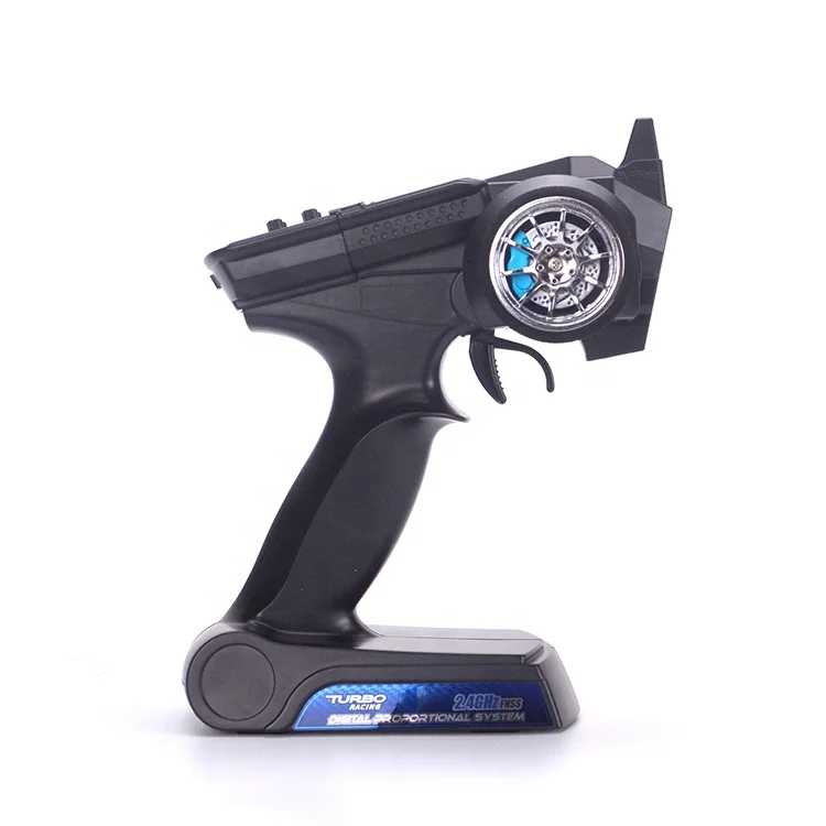 TURBO Racing 90102G 2.4GHz 2CH Radio system Transmitter Controller remote control with Receiver PK GT3B For RC Car Boat