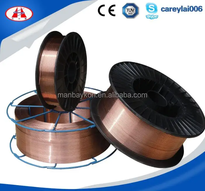 0.6 0.8 0.9 1.0 1.2 mm Sarma de sudura cupru SG2 1.0 ROLA 15KG mig welding wire ( asw er70s-6 )