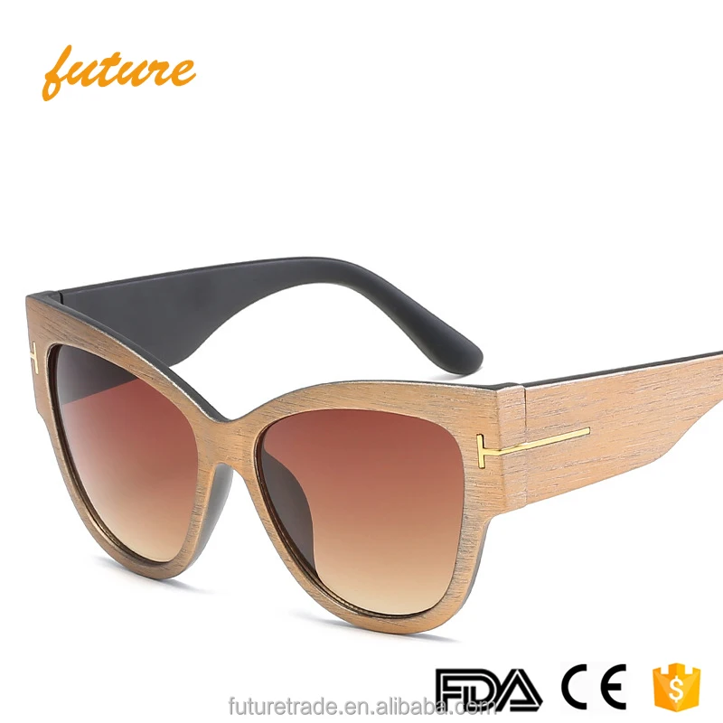 2139  Yiwu 2020 Future PC Cateye Driving Gradual Manufacturers Supplier Wood Grain Sunglasses