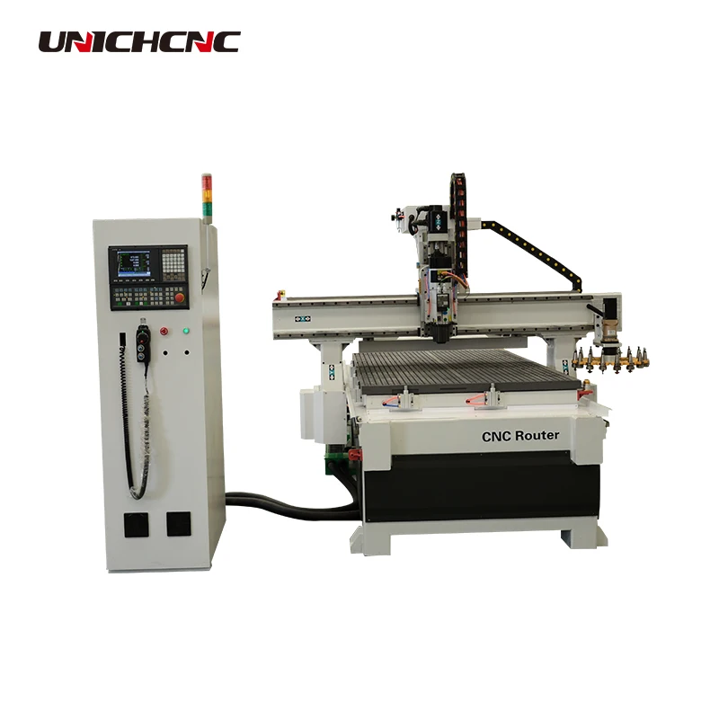 Auto tool changer woodworking cnc router machine 1325
