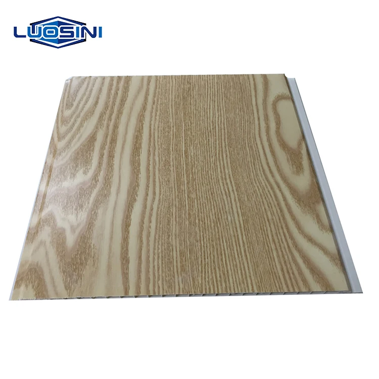 
pink flower color design hot stamp pvc ceiling panel 