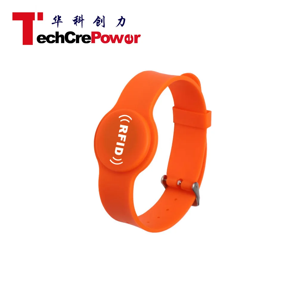 G031 Waterproof Club Use Printable RFID 13.56MHZ INSIDE Picopass 2KS Access Control System Silicon RFID Wristband/Bracelet