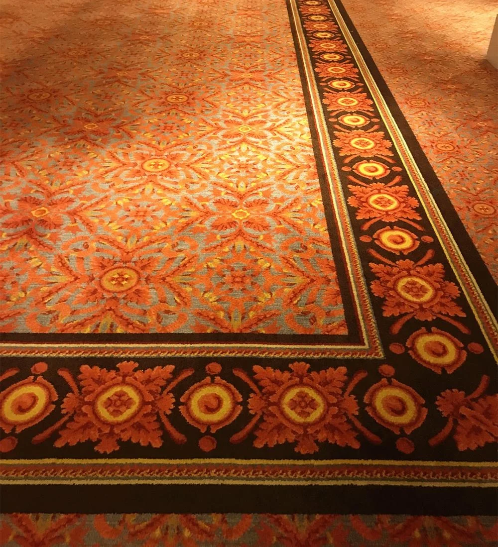 
Machine woven luxury design casino carpet and rugs 