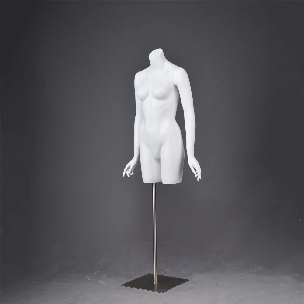 Half Body Female Fiberglass/Pu Mannequin Torso