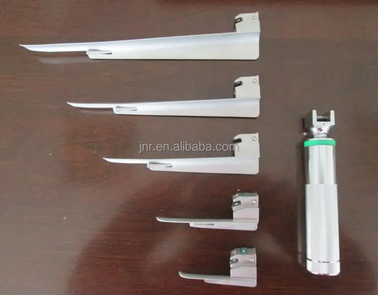 LED light anesthesia veterinary laryngoscope factory