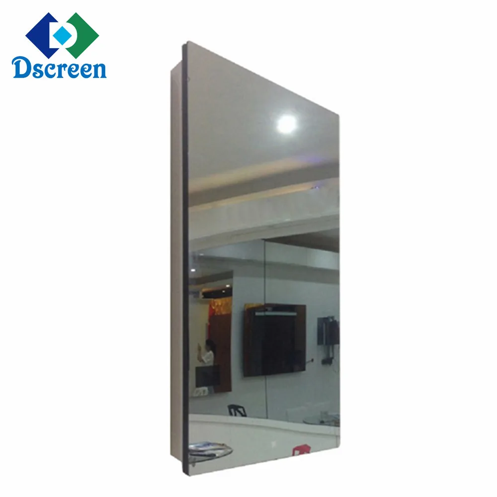 Wall Mount LCD Magic Mirror Advertising Player With Motion Sensor