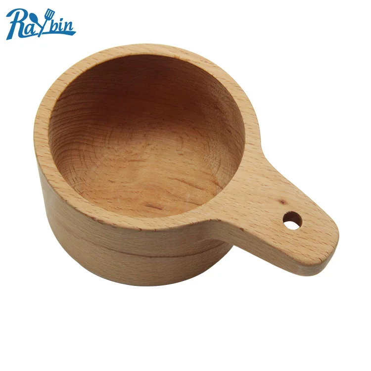 New design kitchen gadgets wood measuring cups spoons
