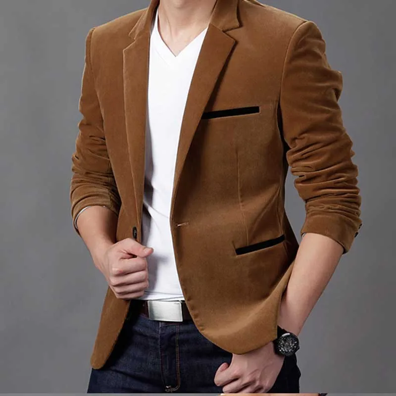 Compra Rojo chaquetas formales para hombre online al por