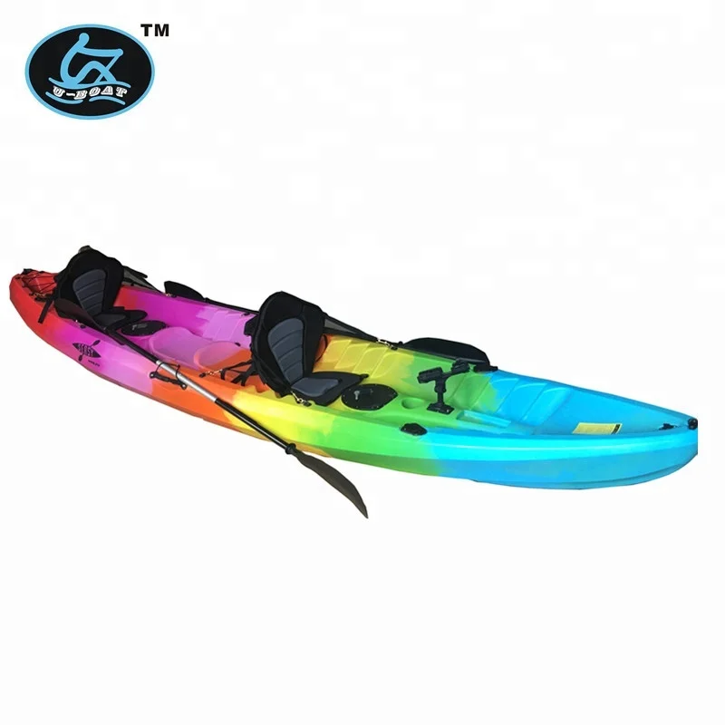 non-inflatable four person family kayak sit-on-top rowing kayak&boat