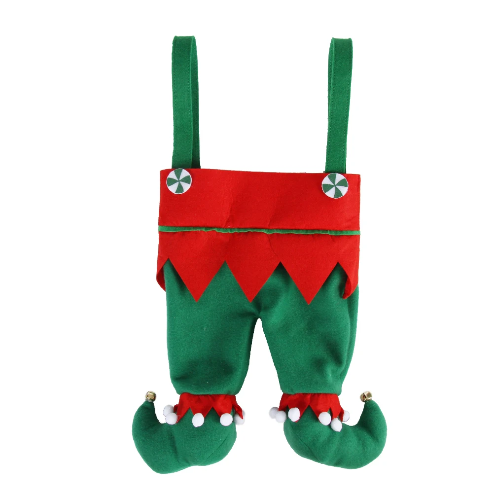 Wholesale Personalized Beautiful Elf Pants Christmas Stockings