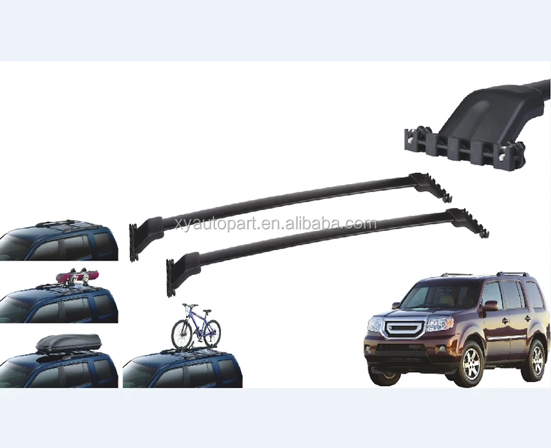 Aluminum car roof bar removable roof rack SUV car cargo cross bar for PILOT 2009-2011
