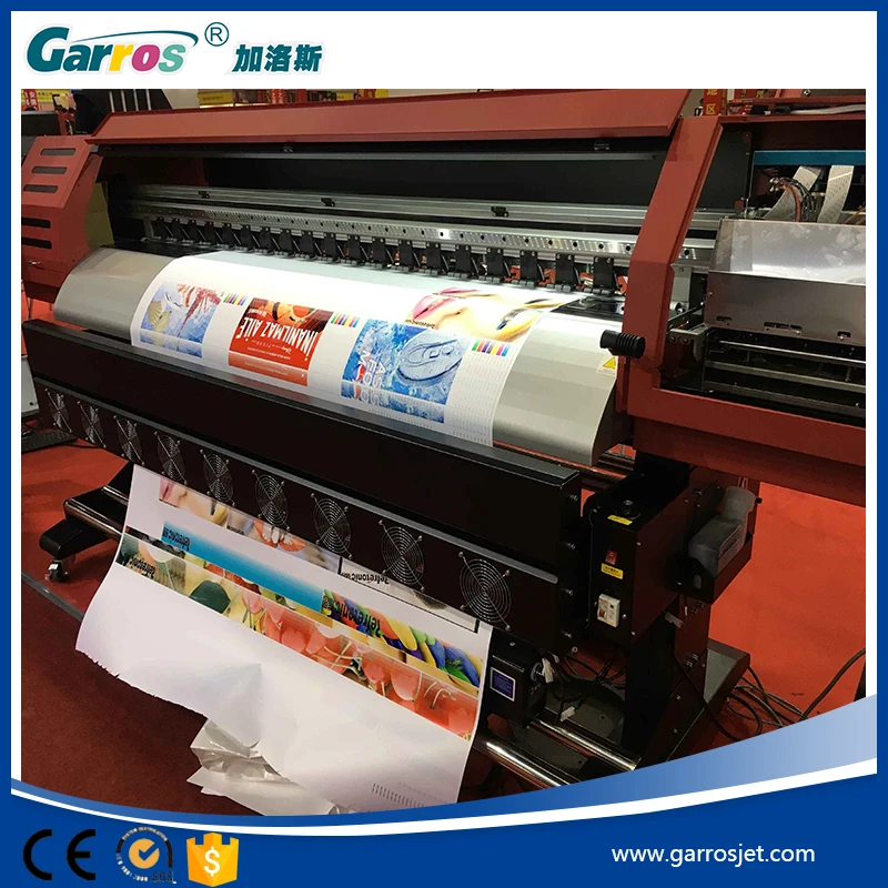 Garros 1.8m 6ft 1440dpi dx7 head panaflex printing machine