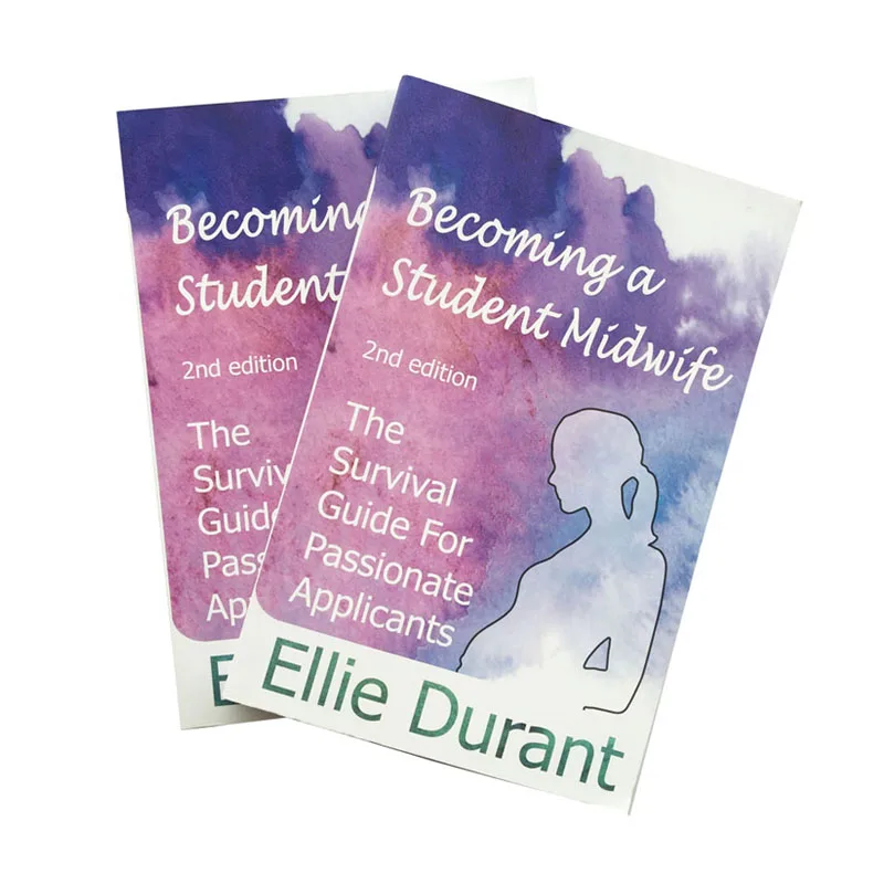 Professional book printing services custom A4 size perfect bound book printing