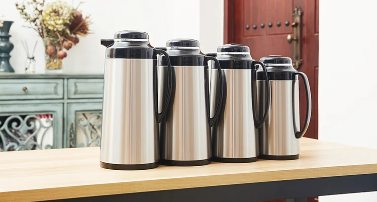
( HPS-222-1.0L ) colorful stainless steel glass refill vacuum flask for water juice home use milk tea thermoses coffee pot 