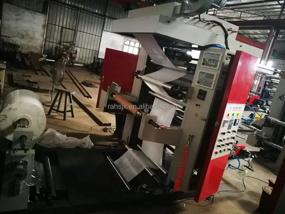 Флексографская печатная машина YT-21200 HDPE shopping bag 2 вида цветов