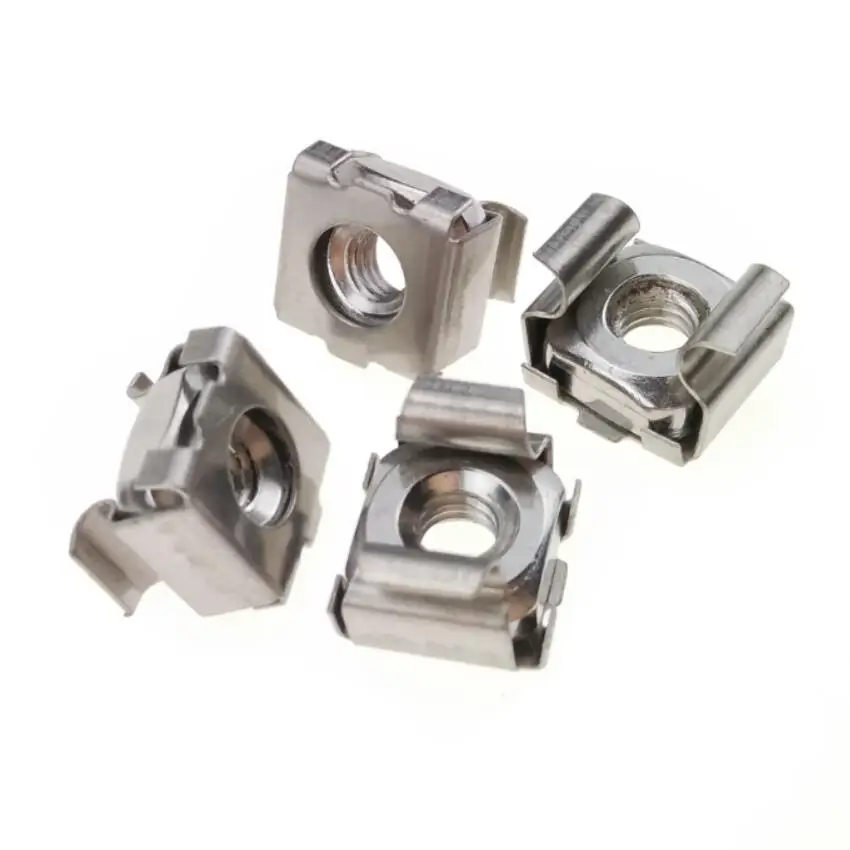 
304 Stainless Steel Cage Nuts M6 Threads for Computer 