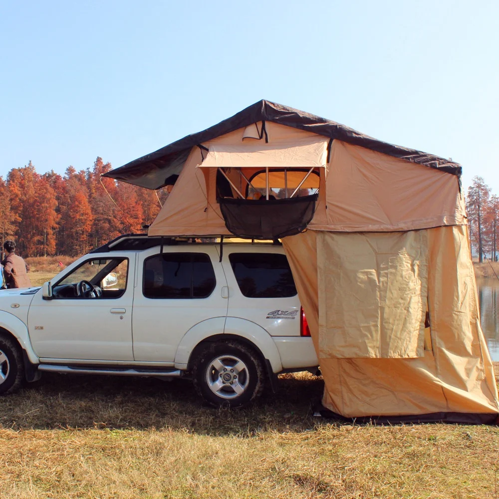 Sun Proof Auto Car Roof Tent For 2 Persons Folding Roof Top Tent