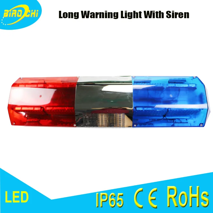 55 Вт/120 см IP65 аварийного предупреждение Универсальный потолочный полиции пожарной сигнализации светодиодной вспышки света