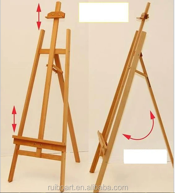 wood drawing painting easel stand