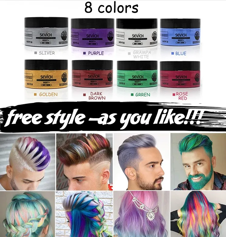 Wholesale temporary professional organic colour hair spray / organic hair color