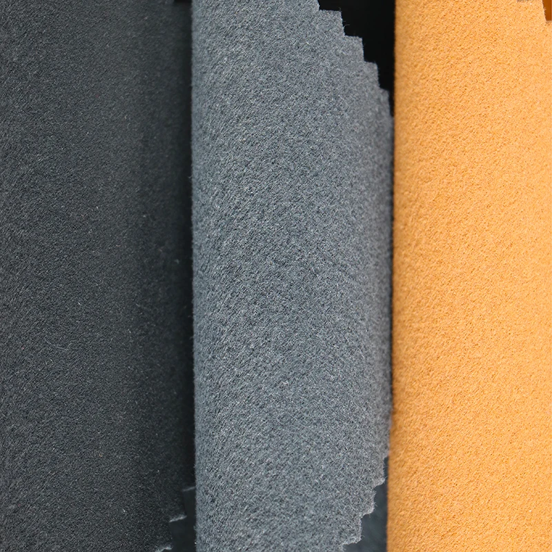 excellent quality suede fabric imitate microfiber leather for bags and shoes,shoes lining