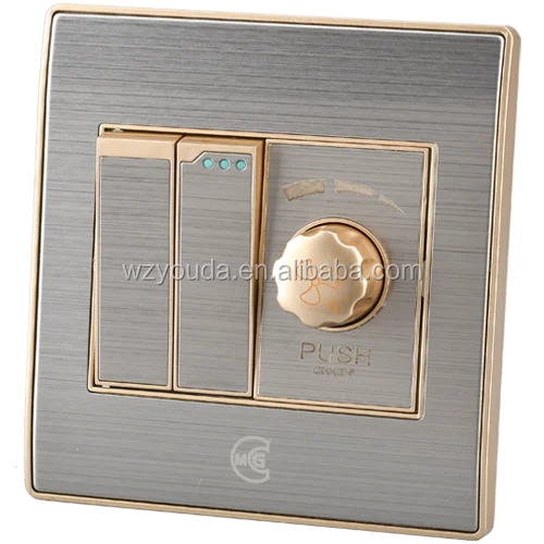 Двойной переключатель с 1 диммером вентилятора