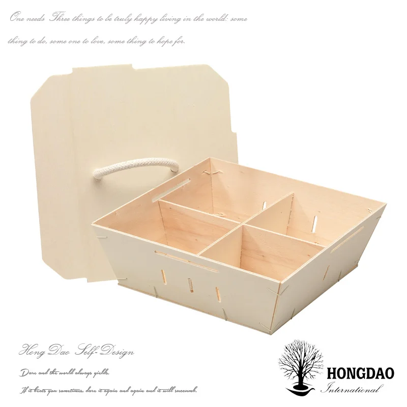 
HONGDAO crates plywood seafood Oysters packaging boxes for sale 