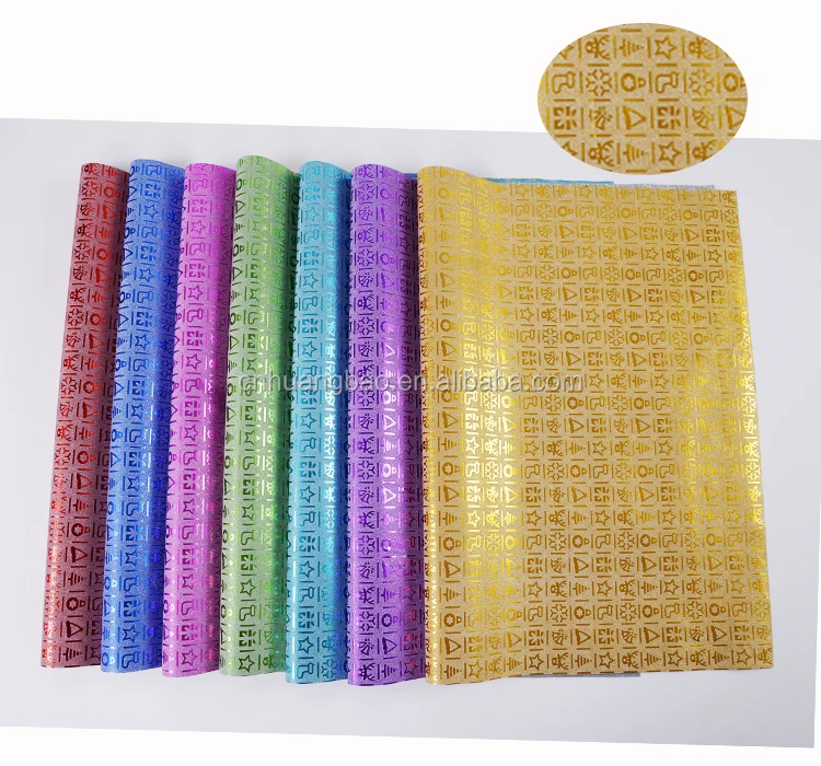 glitter flowers wrapping film Christmas new pattern packaging film luxury wrapping paper